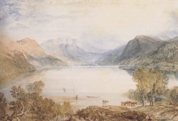 Joseph Mallord William Truner Ullswater from Gowbarrow Park Walter Fawkes Gallery(mk47) oil painting picture
